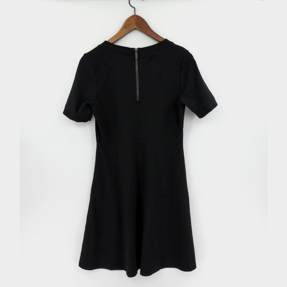 Athleta Dress Womens Small Black Ponte Fit and Flare En Route Career Office - Picture 3 of 16